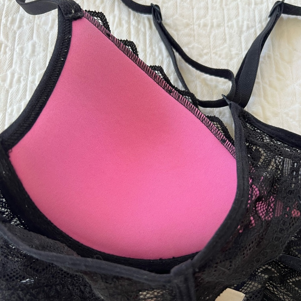 Pink Racerback Padded Bra - Picture 5 of 11